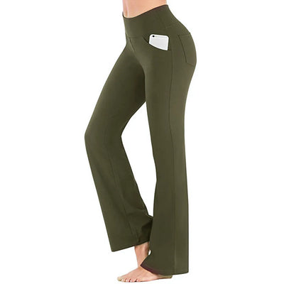 High-Waist Wide-Leg Joggers