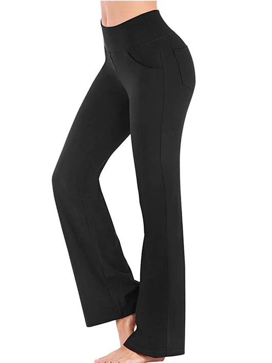 High-Waist Wide-Leg Joggers