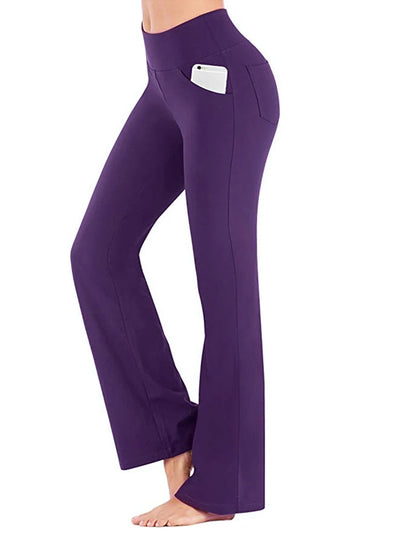 High-Waist Wide-Leg Joggers
